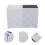 1Pc Double Slots Scissors Holder And Hair Clips Storage Box White 8