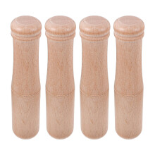 12 Pcs Wooden Pestle Garlic Crusher Ginger Multi Use Tool