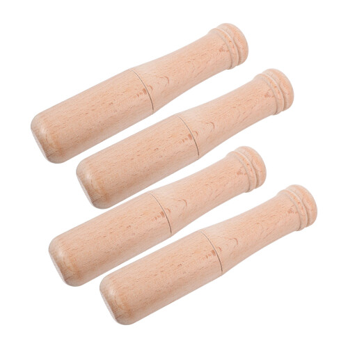 12 Pcs Wooden Pestle Garlic Crusher Ginger Multi Use Tool 1