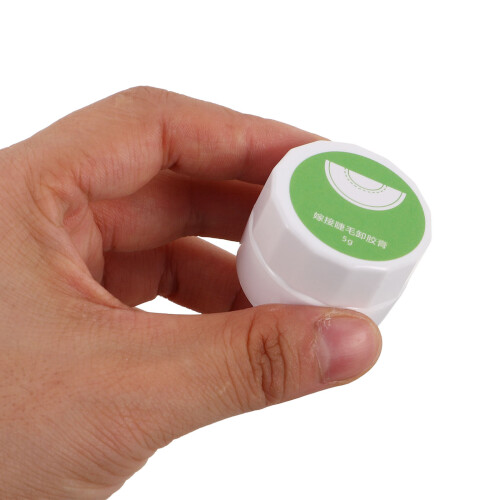 2Pcs Eyelash Cleaning Tool And Lash Glue Removal Cream 2