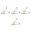 4Pcs Portable Desktop Whiteboard Stand Adjustable Tablet Holder 8