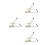 4Pcs Portable Desktop Whiteboard Stand Adjustable Tablet Holder 9