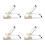 4Pcs Portable Desktop Whiteboard Stand Adjustable Tablet Holder 10
