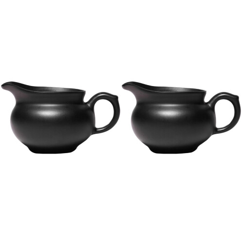 2Pièces Kettle Noir Céramique Vintage Distributeur Pour 1