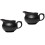 2Pièces Kettle Noir Céramique Vintage Distributeur Pour 4