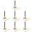7 Pcs Flexible Chime Buddhist Temple Dharma Ritual Utensil 9