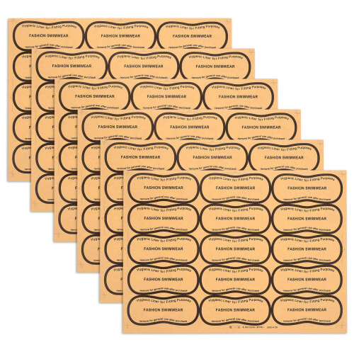 21 Sheets Adhesive Protective Sticker For Swimwear Lingerie Underpants 2
