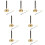 7 Pcs Flexible Chime Buddhist Temple Dharma Ritual Utensil 7