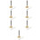7 Pcs Flexible Chime Buddhist Temple Dharma Ritual Utensil 10