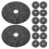 60 Pcs 25cm Nonwoven Round Mulch Ring For Garden Tree Root Protection 1