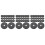 60 Pcs 25cm Nonwoven Round Mulch Ring For Garden Tree Root Protection 10
