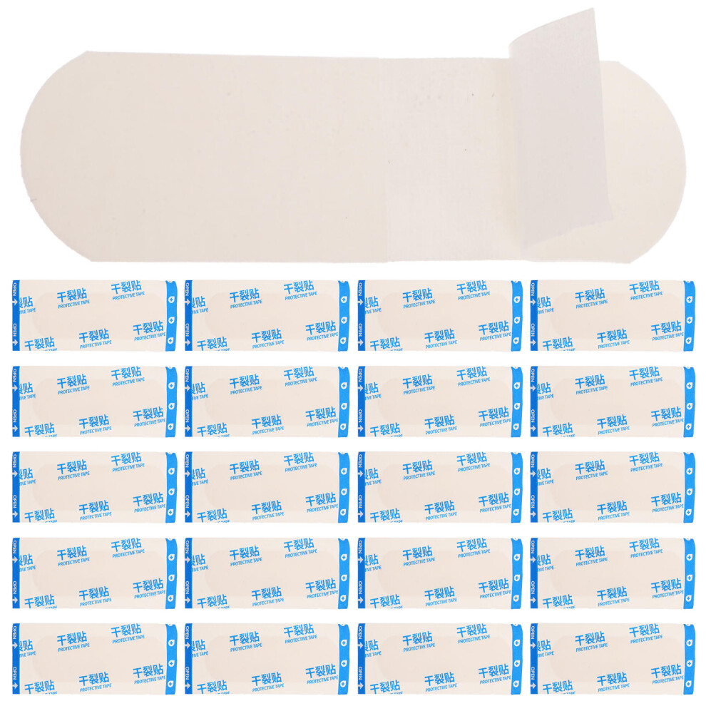Vaguelly 100Pcs Waterproof Foot Protection Tape For Dry Cracked Skin