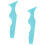 8 Pcs Silicone Eyeliner Stencil And Mascara Applicator Tool 3