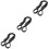 3Pcs Adjustable Snowboard Shoulder Strap For Skateboard Fixing 5