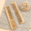 2Pcs Mustache Comb For Men Beard Grooming Travel Pocket Accessory 5