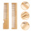 2Pcs Mustache Comb For Men Beard Grooming Travel Pocket Accessory 2