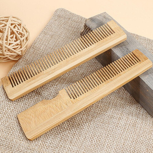 2Pcs Mustache Comb For Men Beard Grooming Travel Pocket Accessory 2