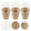 40Pcs Round Biodegradable Paper Pulp Starter Pots 10