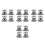 16 Pcs Heavy Duty Earring Backs For Studs Secure Locking Stoppers 9