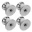 16 Pcs Heavy Duty Earring Backs For Studs Secure Locking Stoppers 2