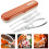 1Set Stainless Steel Crab Eating Tool Multi-Color Seafood Crackers Set 4