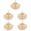 5Pcs Copper Incense Press Mold Cone Tool Diy 6