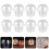 100 Pcs Thickened Storage Cups With Lid For Desserts (Transparent) 2