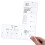 4 Pcs Acrylic T Shirt Ruler For Alignment And Measuring In Sewing 9