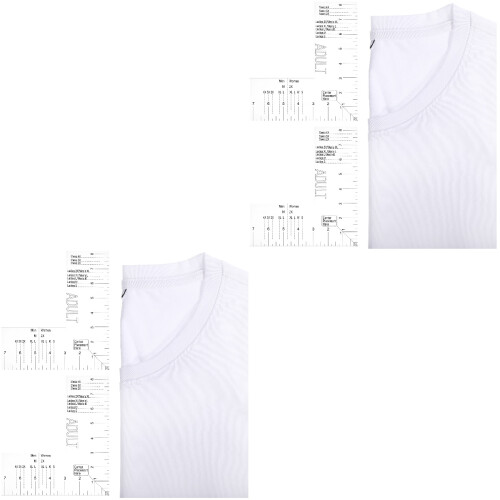 4 Pcs Acrylic T Shirt Ruler For Alignment And Measuring In Sewing 2