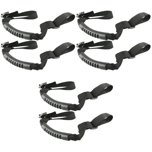 6 Pcs Durable Car Safety Handle Black 2