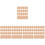 350 Pcs Simulation Wooden Eggs For Easter Festival Decor 7