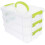 Building Blocks Storage Bin With Lid Stackable Organizing Box 2