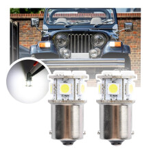 LED Parking and Position Light Bulb For 1987-1995 Jeep Wrangler YJ ECE Spec 2Pcs R10W R5W BA15S 1156 Sidelight Lamp DRL