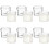 12 Pcs Small Glass Milk Jugs Cups Containers 8