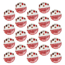 100 Pcs Christmas Paper Plates Xmas Dessert Table Decorations