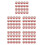 100 Pcs Christmas Paper Plates Xmas Dessert Table Decorations 8
