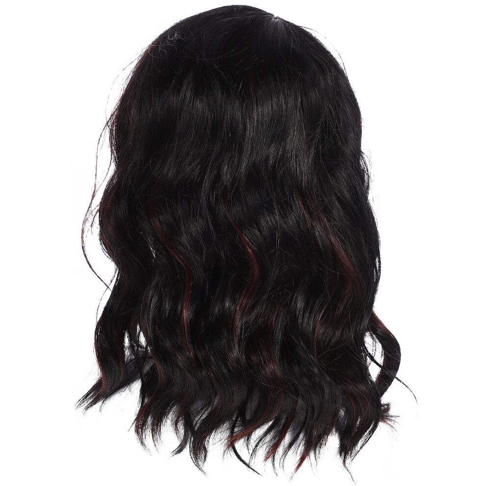 Solustre Unisex 5Pcs Synthetic Wavy Wig For Women And Teen Girls