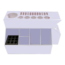 Salon Station Bathroom Organizer Countertop Brush Dryer Holder