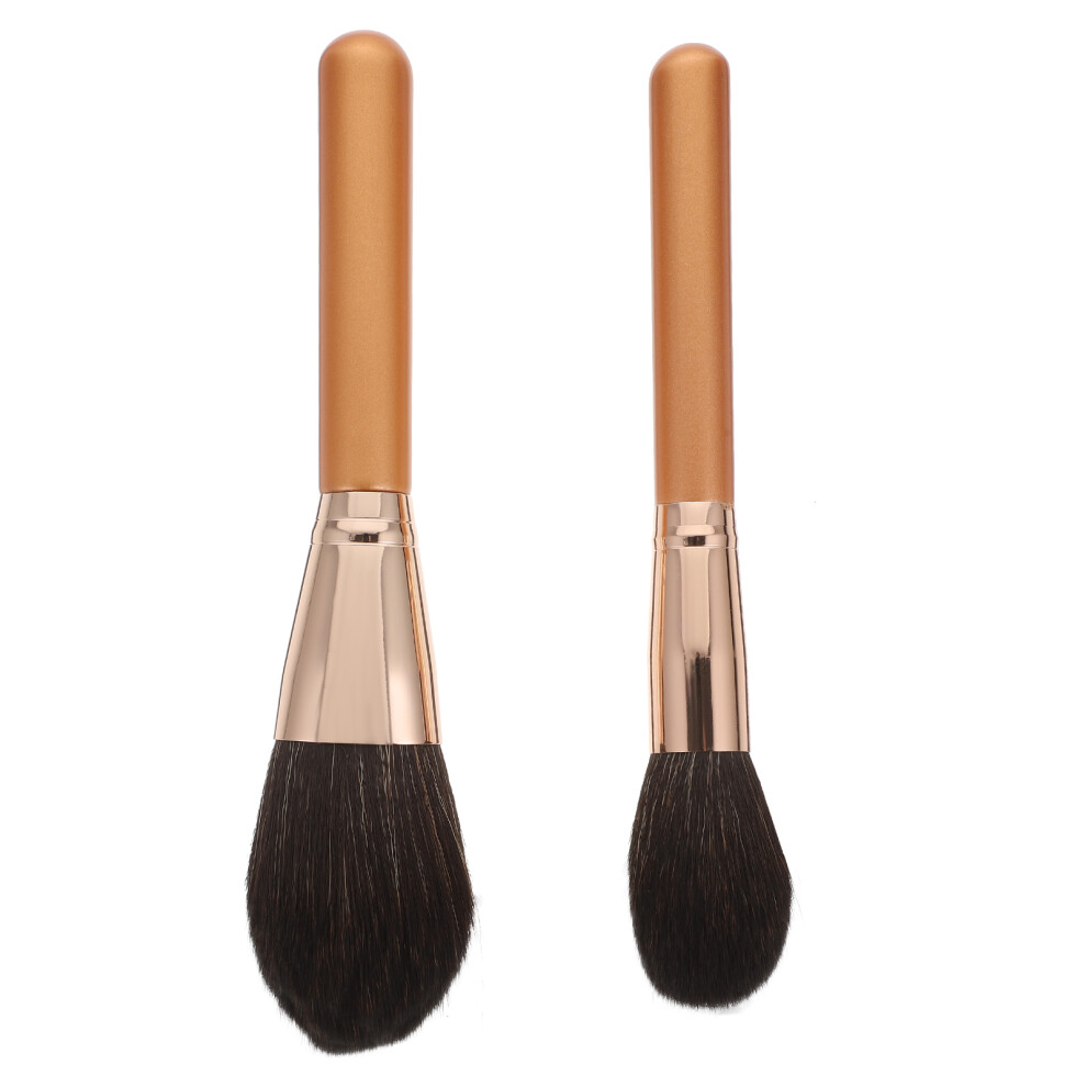 Solustre 14 Pcs Practical Makeup Brushes With Wooden Handles High-Density