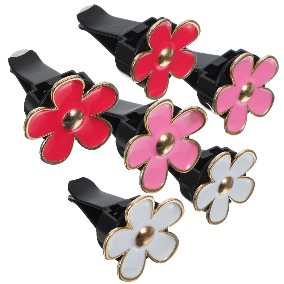 18 Pcs Car Air Vent Clips Daisy Shaped Vehicle Interior Freshener 033163317104