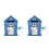 2Pcs Locking Wall Mounted Mailbox For Outdoor Household Use 10