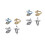 8 Pcs Ring Knitting Tools Finger Thimble Yarn Loop Ring 6