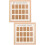 2Pcs School Years Picture Days Collage Frame Photo Display Holder 9