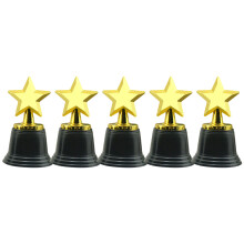 5 Unidades Troféu De Plástico Para Festa