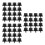 45 Pcs 13mm Screw On Football Shoe Studs Replacement 9