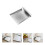 6Pcs Stainless Steel Food Scoops Multipurpose Kitchen Silver 10
