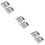 6Pcs Stainless Steel Food Scoops Multipurpose Kitchen Silver 9