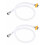 2Pièces Tuyau Eau Potable Flexible Renforcé PVC Camping 5