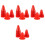 80 Pcs Small Plastic Agility Cones For Sports Training And Skating 5