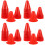 80 Pcs Small Plastic Agility Cones For Sports Training And Skating 7